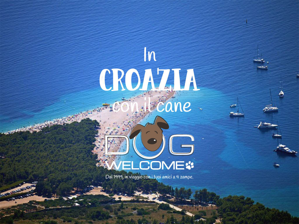 Vacanze con il cane in Croazia - La celebre spiaggia del Corno d'Oro (Zlatni Rat) a Bol, Croazia