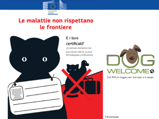 Vacanze e viaggio all'estero con cane e gatto - Il PETS - PEt Travel Scheme in vigore in Europa