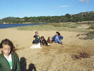 Spiaggia per cani Sardegna Cannigione