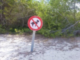 Un divieto accesso cani a Minorca